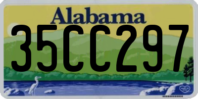AL license plate 35CC297