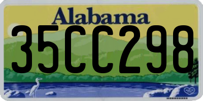 AL license plate 35CC298