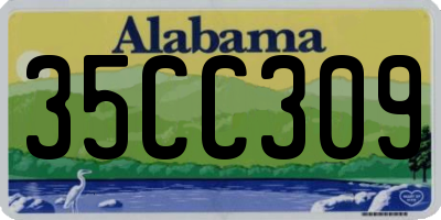 AL license plate 35CC309
