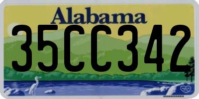 AL license plate 35CC342