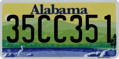 AL license plate 35CC351
