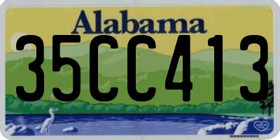 AL license plate 35CC413