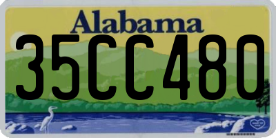AL license plate 35CC480