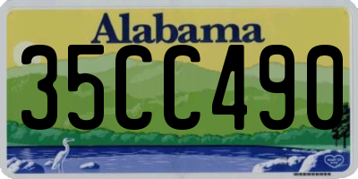 AL license plate 35CC490