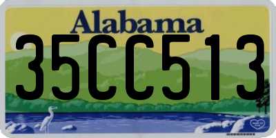 AL license plate 35CC513