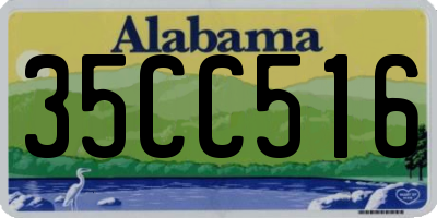 AL license plate 35CC516
