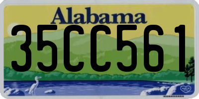 AL license plate 35CC561