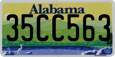 AL license plate 35CC563