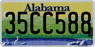 AL license plate 35CC588
