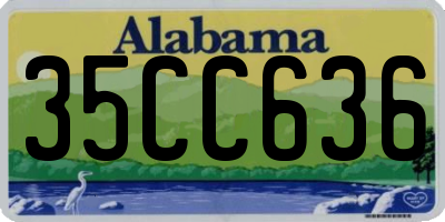 AL license plate 35CC636