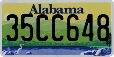 AL license plate 35CC648