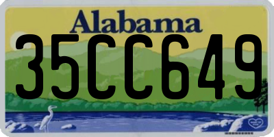 AL license plate 35CC649