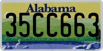 AL license plate 35CC663