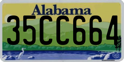 AL license plate 35CC664