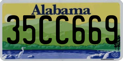 AL license plate 35CC669