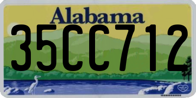 AL license plate 35CC712