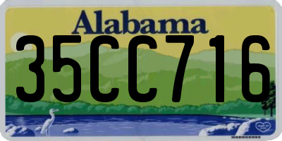 AL license plate 35CC716