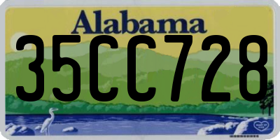 AL license plate 35CC728