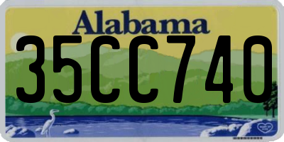 AL license plate 35CC740