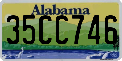 AL license plate 35CC746