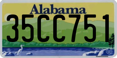 AL license plate 35CC751