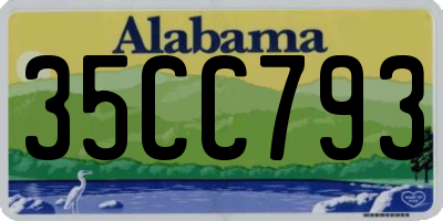 AL license plate 35CC793