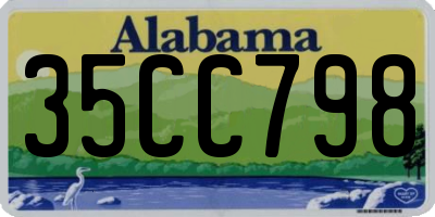 AL license plate 35CC798