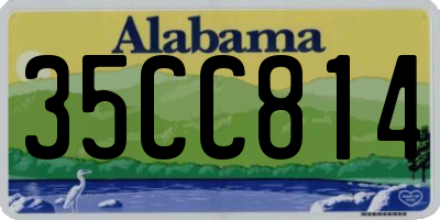 AL license plate 35CC814