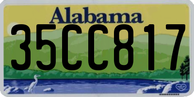 AL license plate 35CC817