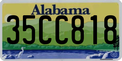 AL license plate 35CC818
