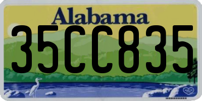 AL license plate 35CC835