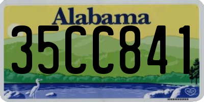 AL license plate 35CC841