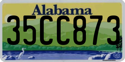 AL license plate 35CC873