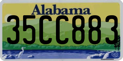 AL license plate 35CC883