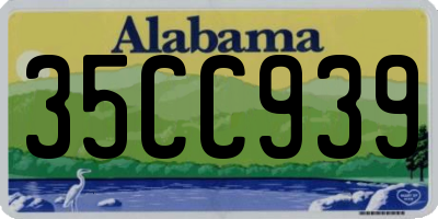 AL license plate 35CC939