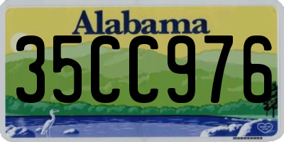AL license plate 35CC976