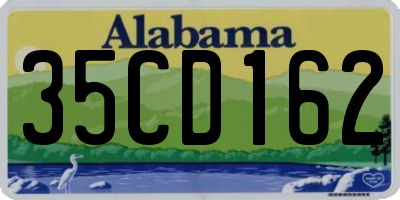AL license plate 35CD162