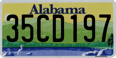AL license plate 35CD197