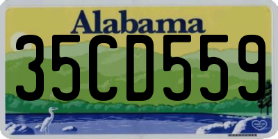 AL license plate 35CD559