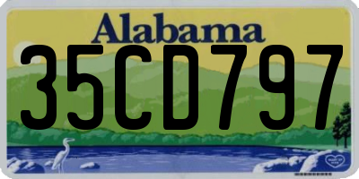 AL license plate 35CD797