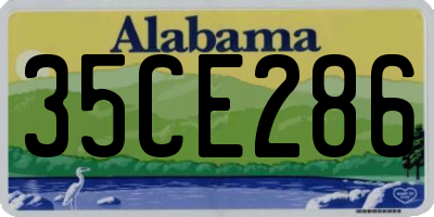AL license plate 35CE286