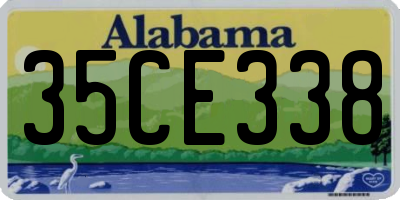 AL license plate 35CE338