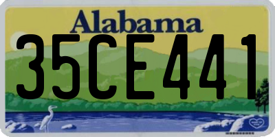 AL license plate 35CE441