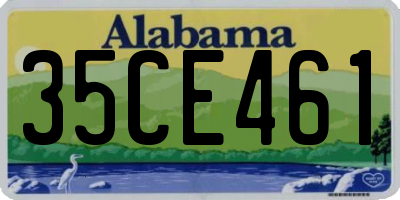 AL license plate 35CE461