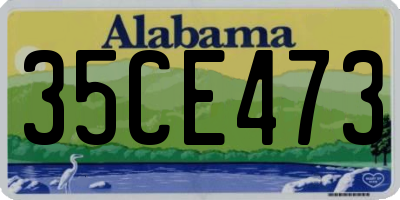 AL license plate 35CE473