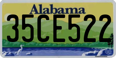 AL license plate 35CE522