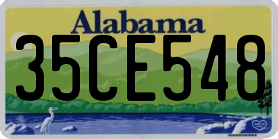 AL license plate 35CE548