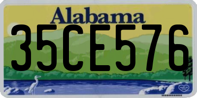 AL license plate 35CE576