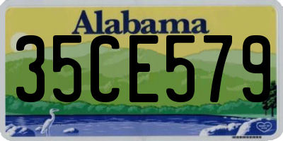 AL license plate 35CE579