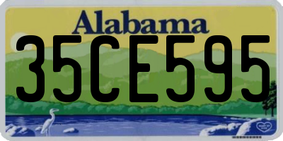 AL license plate 35CE595